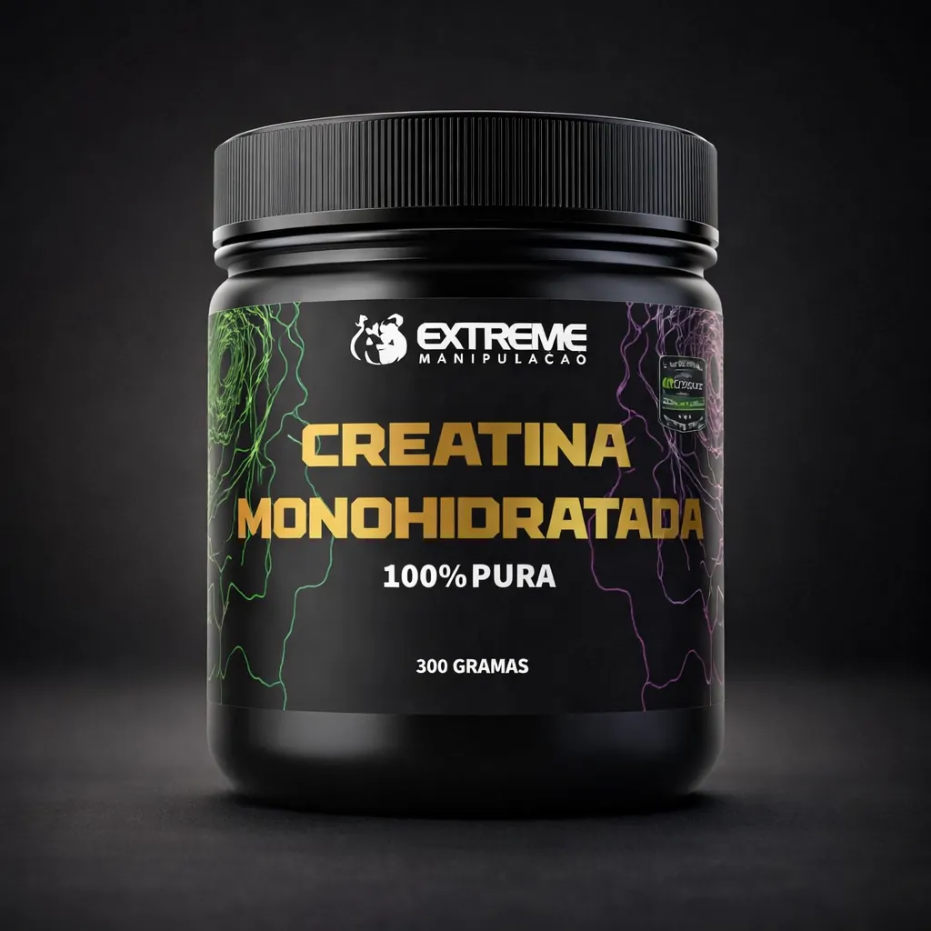 Creapure® Creatina 100% Pura - Extreme Manipulação - Pote 300g 