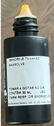Maxsolve - Coenzima Q10 20% Em Nanoemulsão - Frasco 20ml