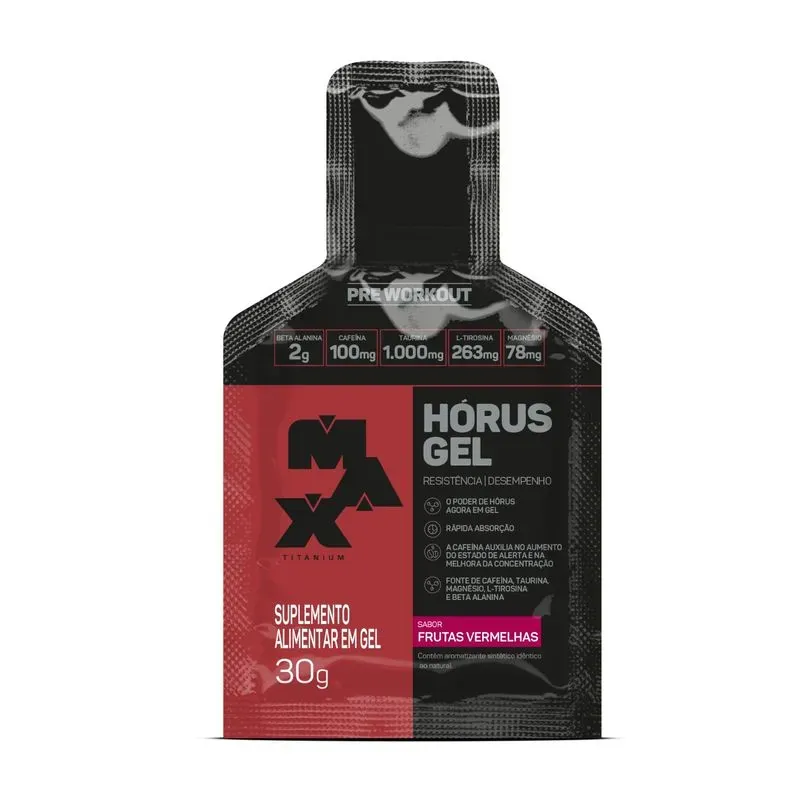 HÓRUS GEL Caixa 10 Sachês de 30g - Max Titanium