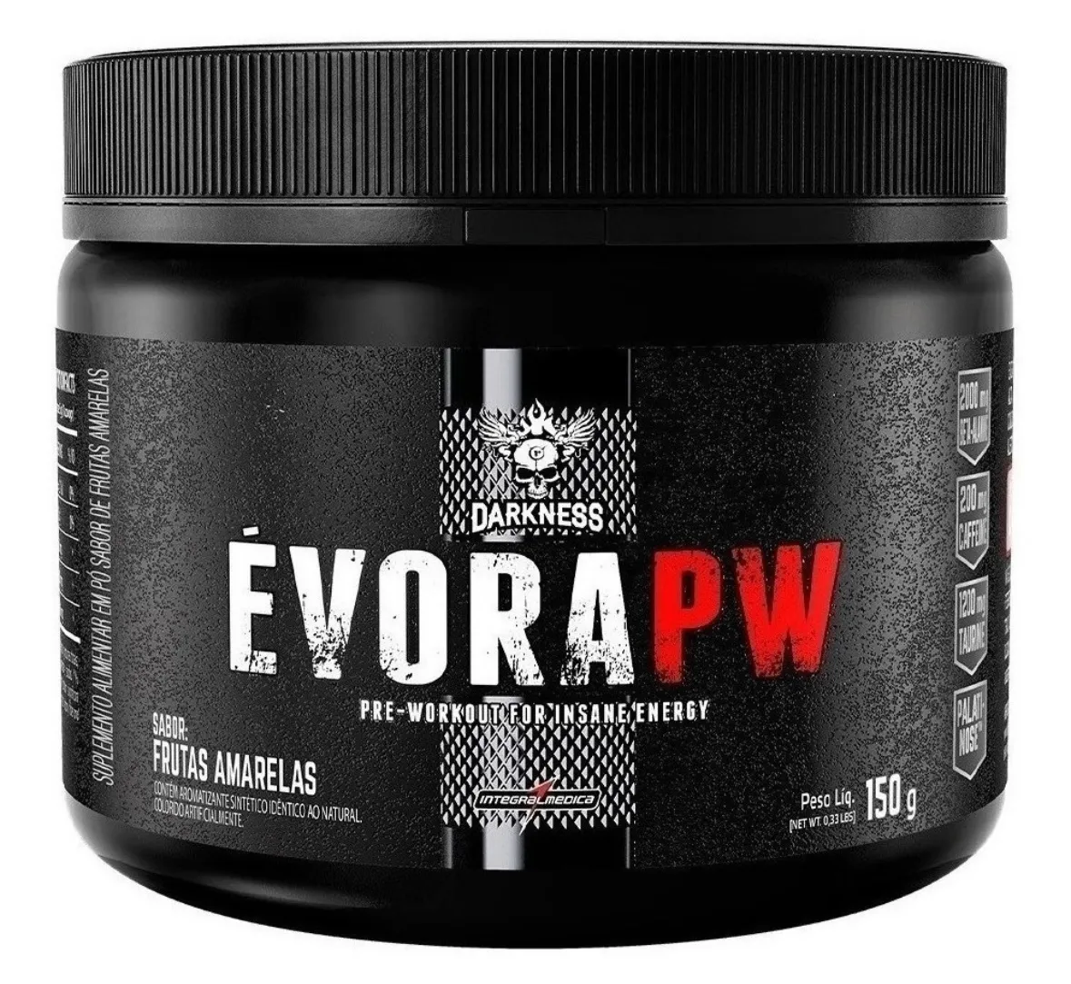 Évora pré treino - Darkness Integralmedica - 150g