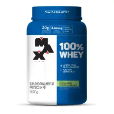 Max Whey Protein 100% Pote 900g - Max Titanium