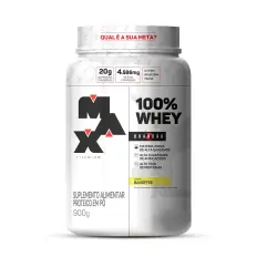 100% Whey Pote 900g Linha Rafael Brandão - Max Titanium