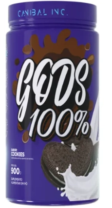Gods Whey 100% 900g pote - Canibal