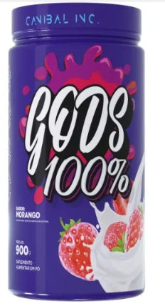 Gods Whey 100% 900g pote - Canibal
