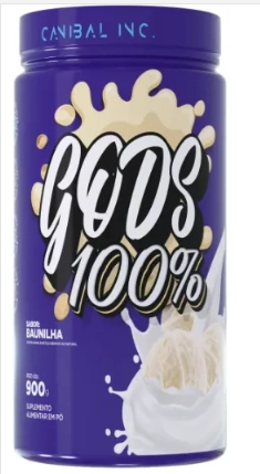 Gods Whey 100% 900g pote - Canibal 