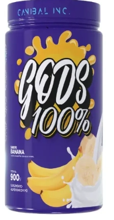 Gods Whey 100% 900g pote - Canibal