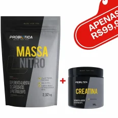 Massa Nitro + creatina 300g - Probiotica 