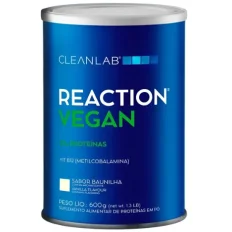 Reaction Vegan - Baunilha 600g - CleanLab 