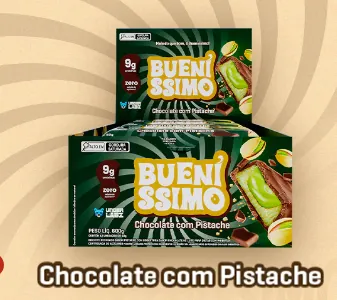 Barra de proteína Baked Bar Bueníssimo - Display com 12uni - Under Labz 