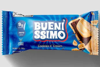 Barra de proteína Baked Bar Bueníssimo - Display com 12uni - Under Labz
