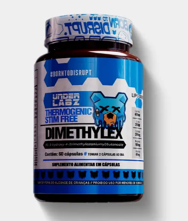 Dimethylex Stim Free- 60 cápsulas - Under Labz