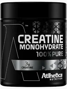 Creatine Monohydrate 100% Pure Pote 100g - Atlhetica Nutrition