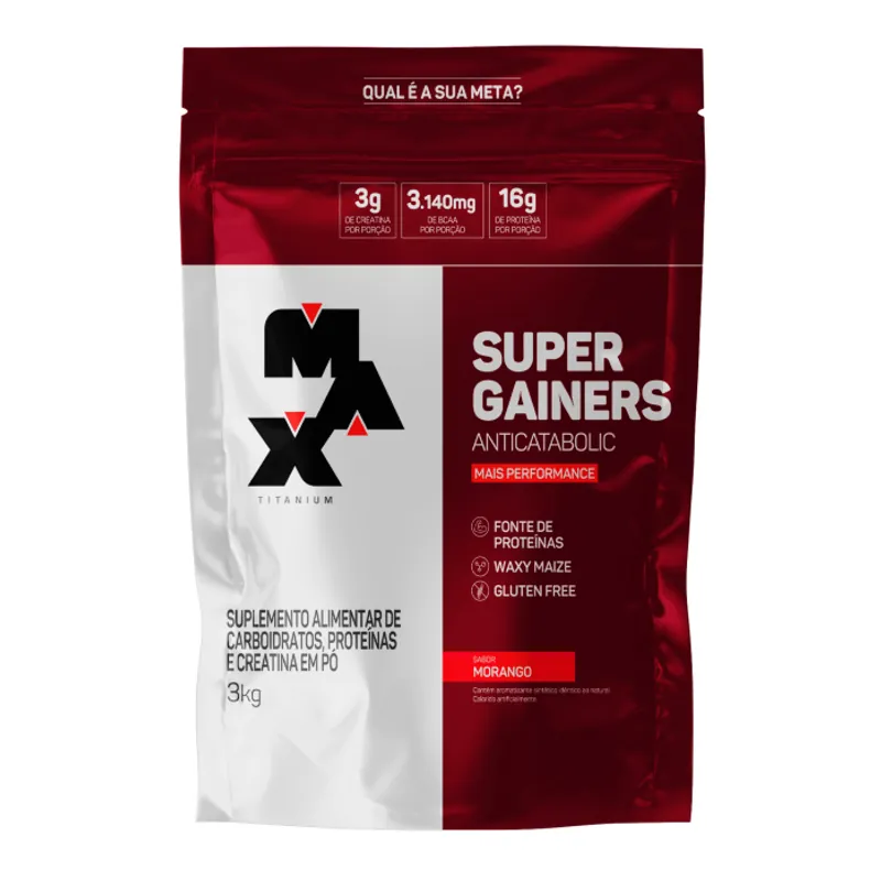 Super Gainers Anticatabolic Refil 3kg - Max Titanium