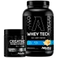 Kit Whey Tech Pote 900g + Creatina Monohydrate Pura Pote 100g - Atlhetica Nutrition