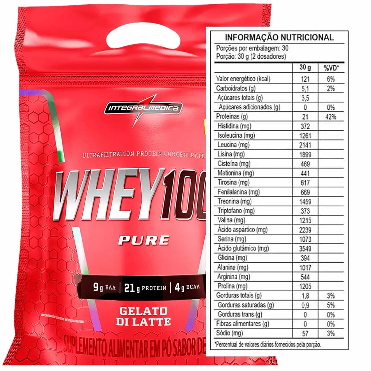 Super Whey 100% Pure Refil 907g - Integralmédica