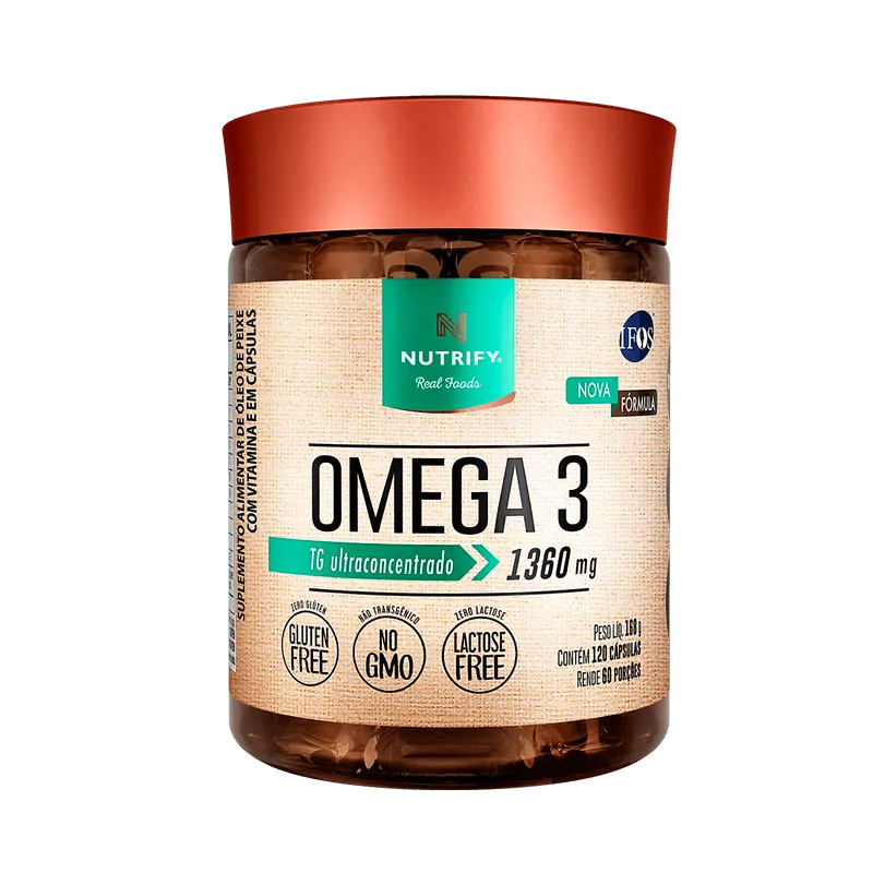Ômega 3 1360mg Selo IFOS - Nutrify