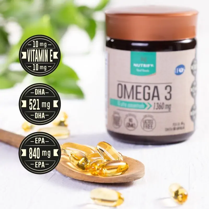 Ômega 3 1360mg Selo IFOS - Nutrify