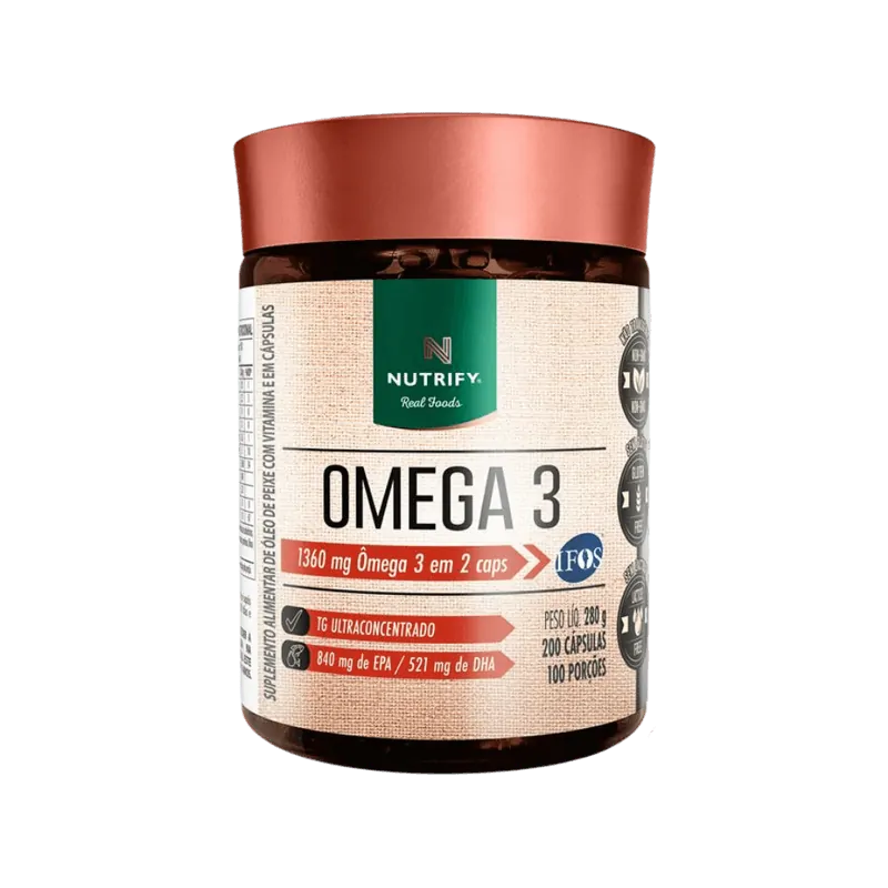 Ômega 3 1360mg Selo IFOS - Nutrify