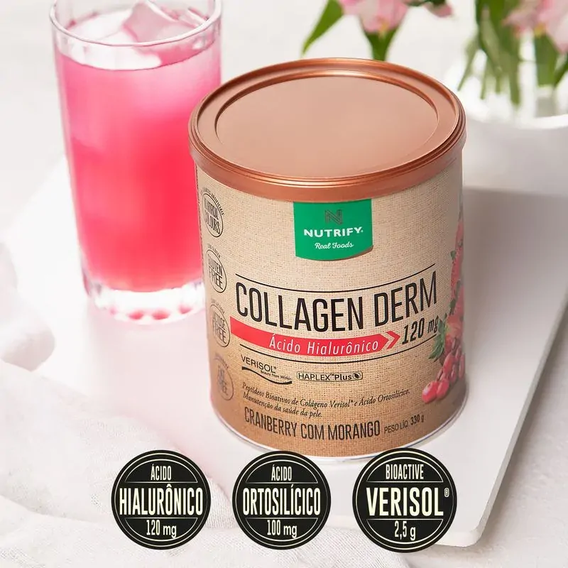 Collagen Derm Nutrify Embalagem 330g ( Peptídeos de Colágeno Hidrolisado )