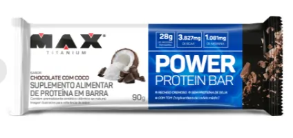 Barra de Proteina Max Titanium Power - OUTLET VENC 29/07