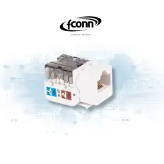 Conector Keystone - UTP Cat.6 SLIM -HUC90-6CA-05 - Fconn