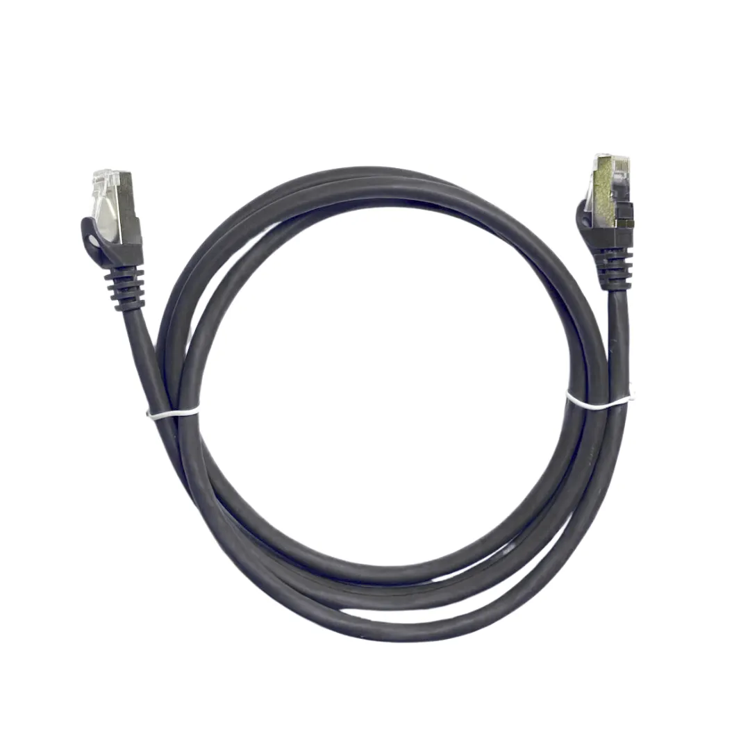 Patch Cord - F/UTP - Cat. 6 - 2,5m - Preto - Kit com 5 Unidades