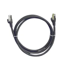 Patch Cord - F/UTP - Cat. 6 - 2,5m - Preto - Kit com 5 Unidades