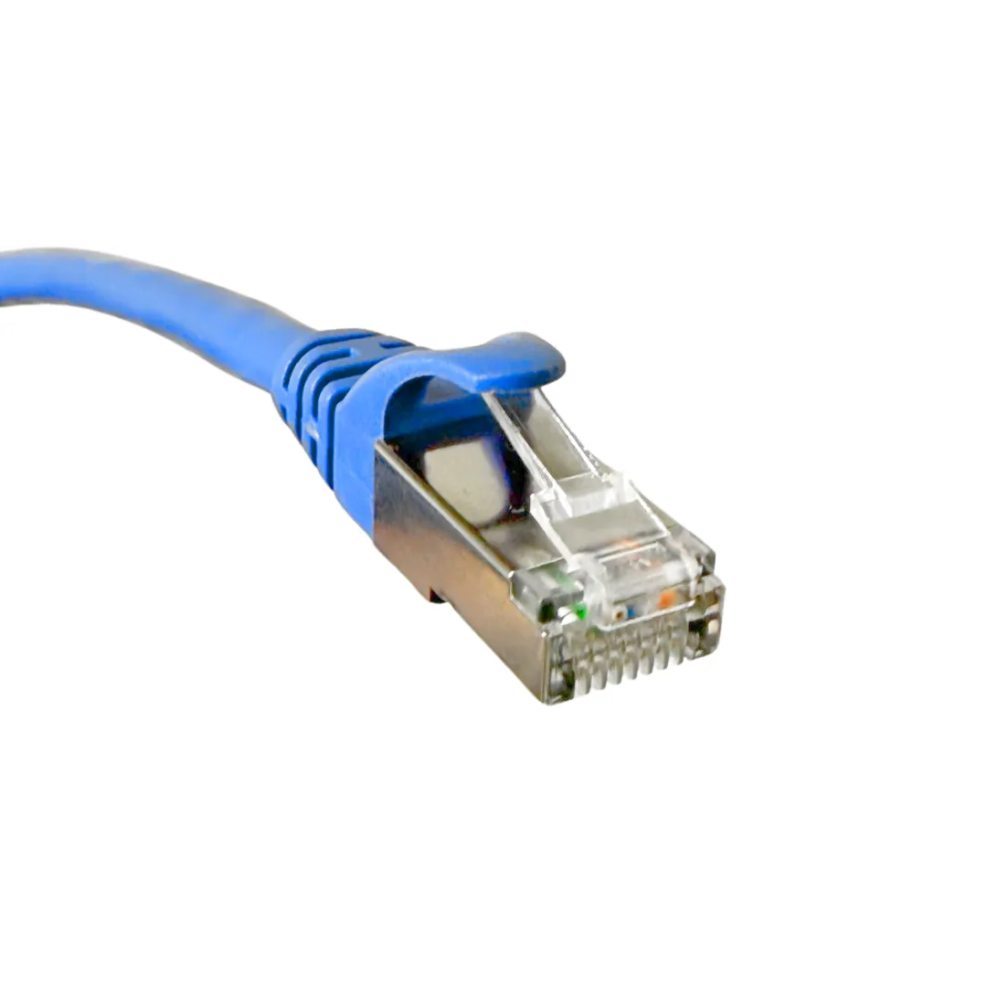 Patch Cord Blindado F/UTP - LSZH - Cat. 6 - 1m - Azul