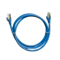 Patch Cord - Blindado F/UTP - LSZH - Cat. 6 - 1m - Azul - Kit com 5 Unidades
