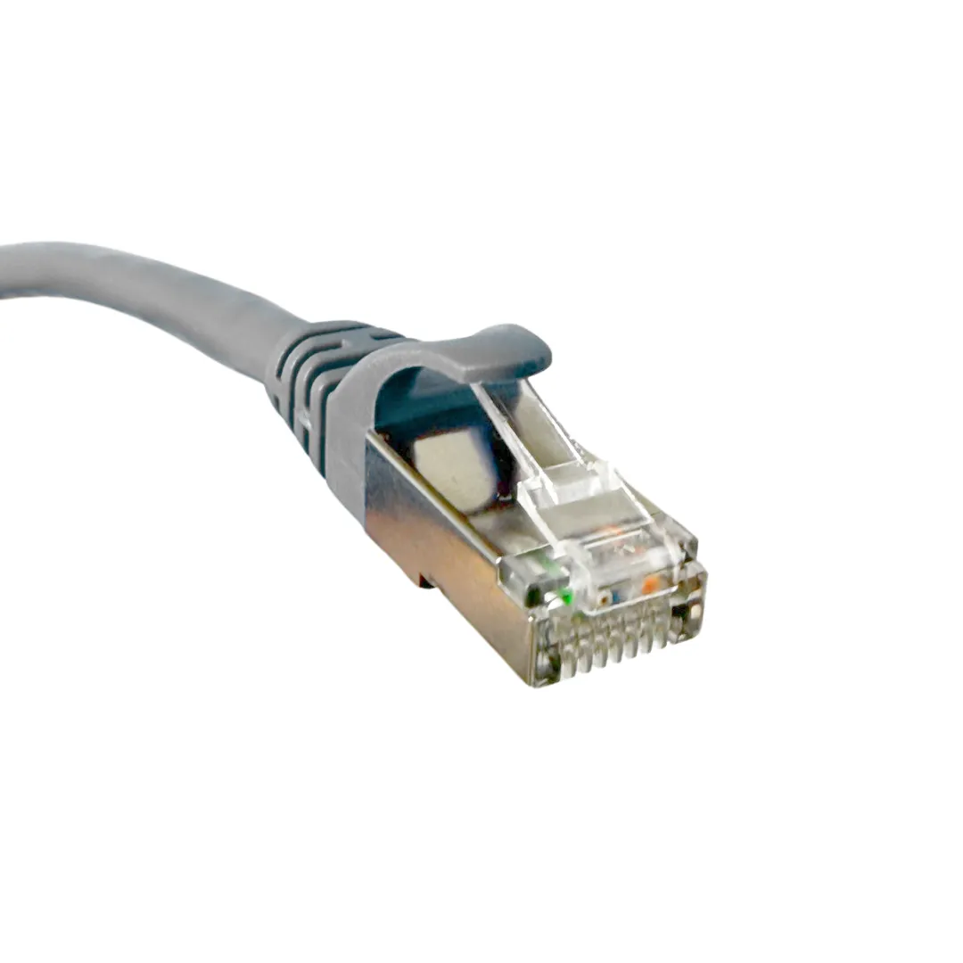 Patch Cord - Blindado F/UTP - LSZH - Cat. 6 - 3m - Cinza - Kit com 5 Unidades