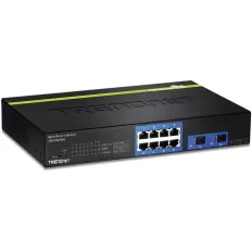 Switch Gerenciável TEG-082WS 8 Portas Gigabit Web Smart - Trendnet
