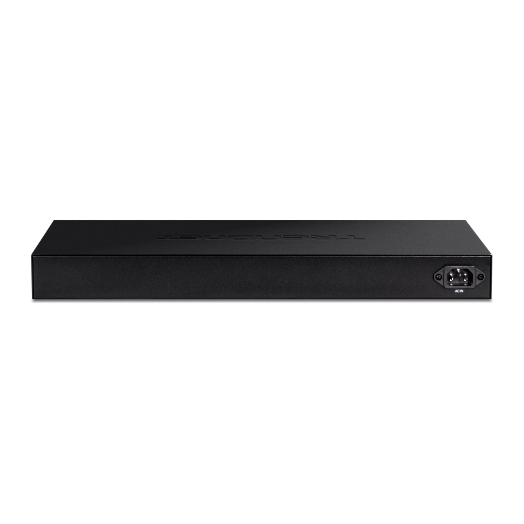 Switch TPE-30284 - 24 portas Gigabit Web Smart PoE com slots SFP+ 10G - TRENDnet