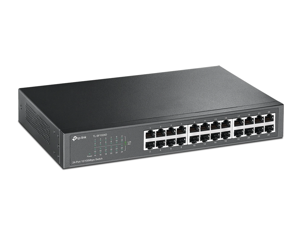 Switch 24P 10/100Mbps Rackmount TL-SF1024D - TP Link