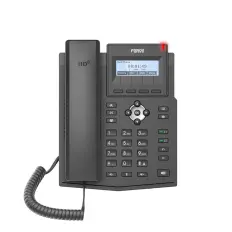 Telefone IP X1S - FAST ETHERNET, s/POE e c/Fonte - Fanvil