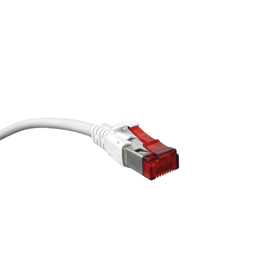 Patch Cord - S/FTP Cat. 6A BLINDADO - LSZH - R&M - 1m - Cinza