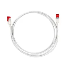 Patch Cord - S/FTP Cat. 6A BLINDADO - LSZH - R&M - 1m - Cinza
