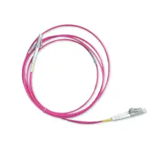 Cordão Óptico MM - OM4 Duplex - LC/UPC - R&M - 5m - Violeta - Kit com 5 Unidades