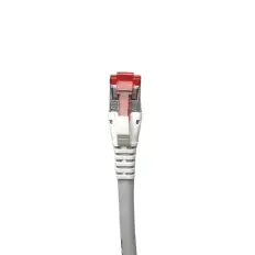 Patch Cord - S/FTP Cat. 6A - Blindado - LSZH - R&M - 0,5 m - Cinza - Kit com 5 Unidades