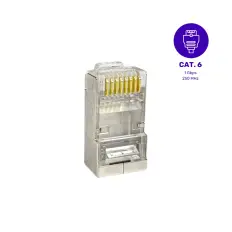 Conector Cat. 5e - FTP - RJ45 - Fconn - Kit com 10 Unidades