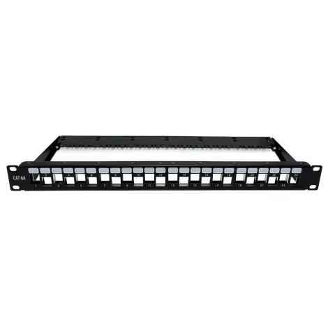 Patch Panel Descarregado/Escalonado FTP- SPL-24D- Fconn