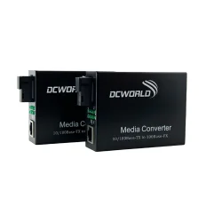 Kit Conversor De Mídia – Fast EtherneT 10/100 Mbps WDM SM 20KM SC (A-B) - AD Connect