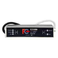 Fonte Blindada - 12V 05A - 60W - FC1205BN - IP67 - FC