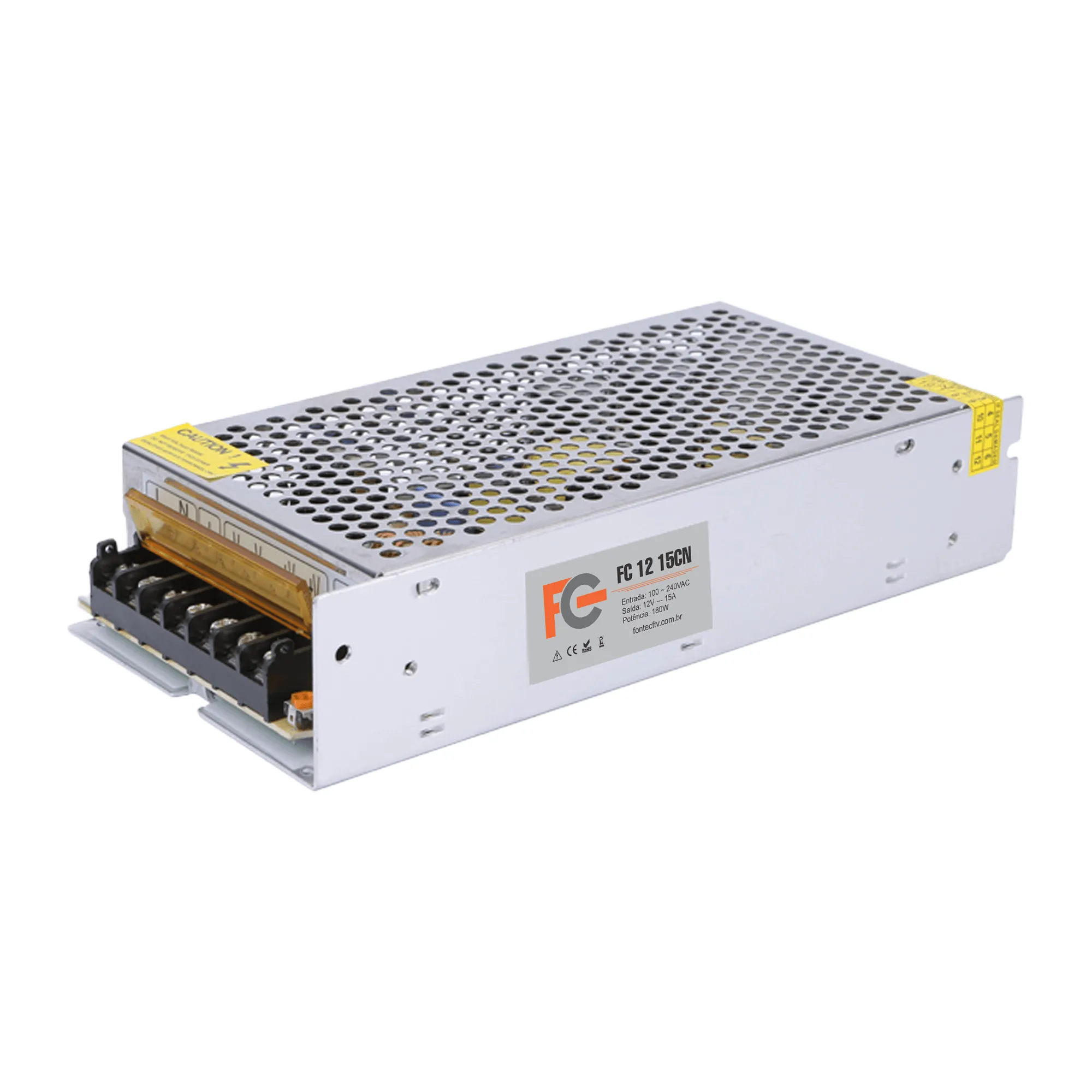 Fonte Chaveada Colmeia - 12V 15A 180W - FC