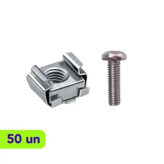 Porca Gaiola - Kit com 50 Unidades