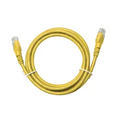 Patch Cord U/UTP LSZH Cat5e - 1m - Amarelo