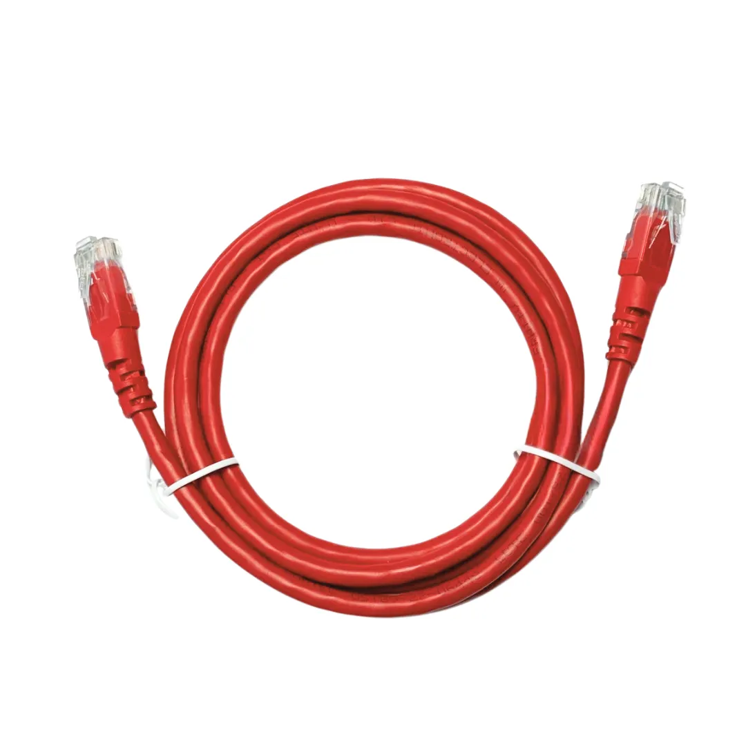 Patch Cord - U/UTP LSZH Cat.5e - 1m - Vermelho