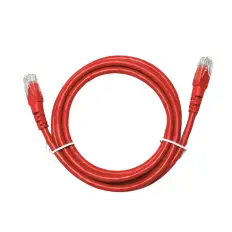 Patch Cord - U/UTP LSZH Cat.5e - 1m - Vermelho
