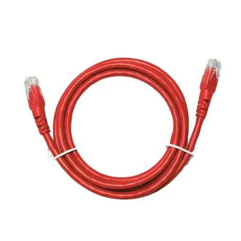 Patch Cord UTP - LSZH - Cat. 5e - 1,5m - Vermelho