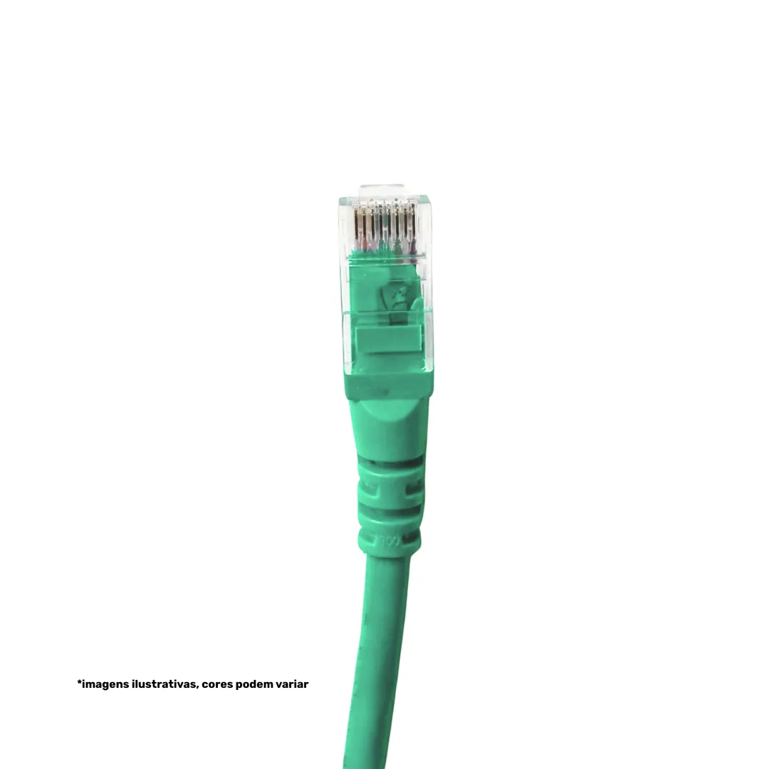 Patch Cord U/UTP - LSZH - Cat6 - 2,5m - Verde