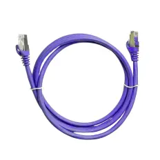 Patch Cord Blindado Cat.6A FTP LSZH - Fconn - 1,5m - Roxo